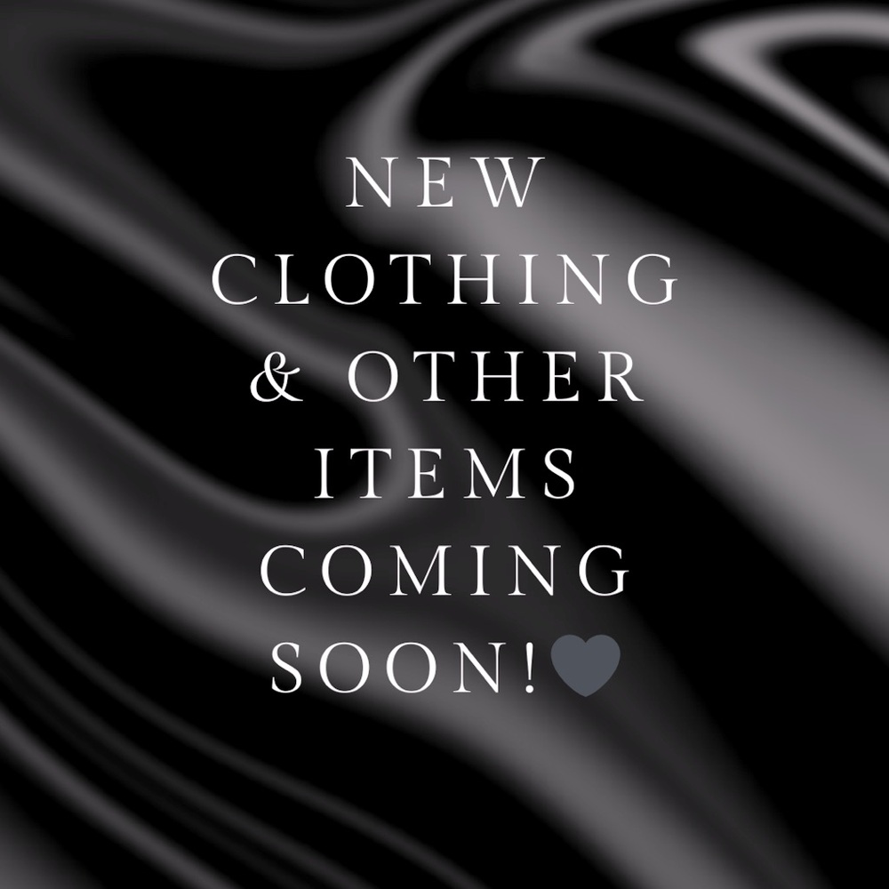 New items coming soon!🖤🕸️🤍